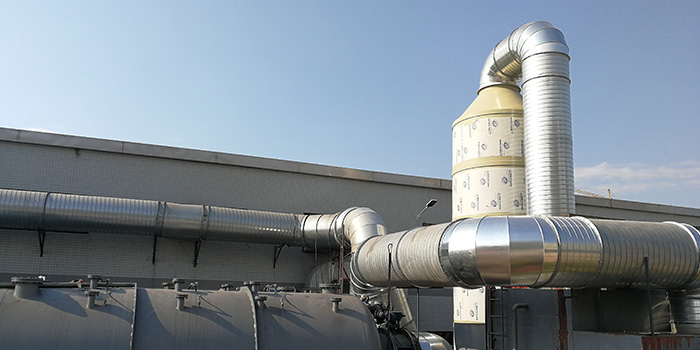 噴淋塔+活性炭吸附器DMF廢氣處理工藝