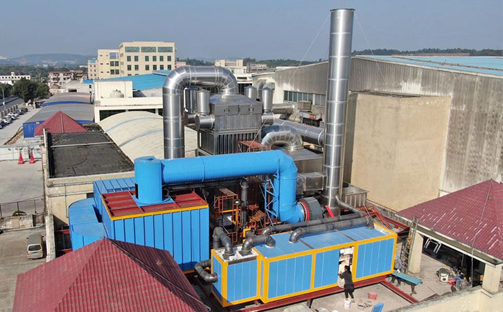 沸石轉(zhuǎn)輪+RTO廢氣處理設(shè)備工程案例