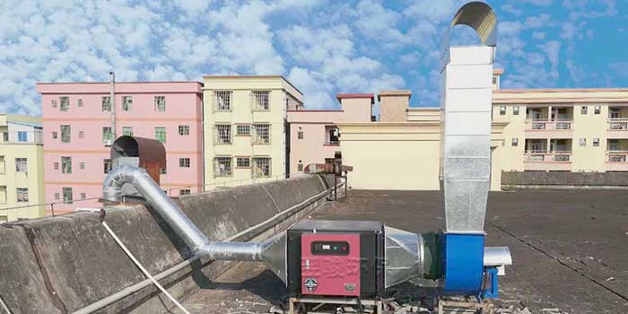 塑料顆粒廢氣處理環(huán)保設(shè)備安裝