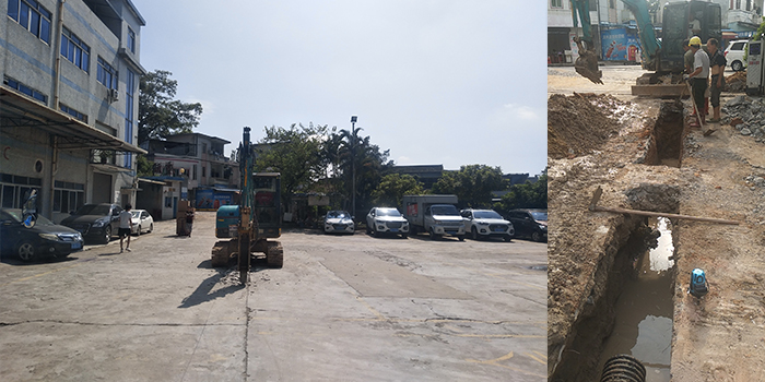 2020年東莞雨污分流工程挖槽