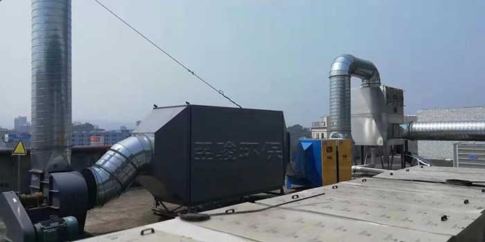 噴漆房廢氣處理氣水混合塔+UV光解+活性炭吸附