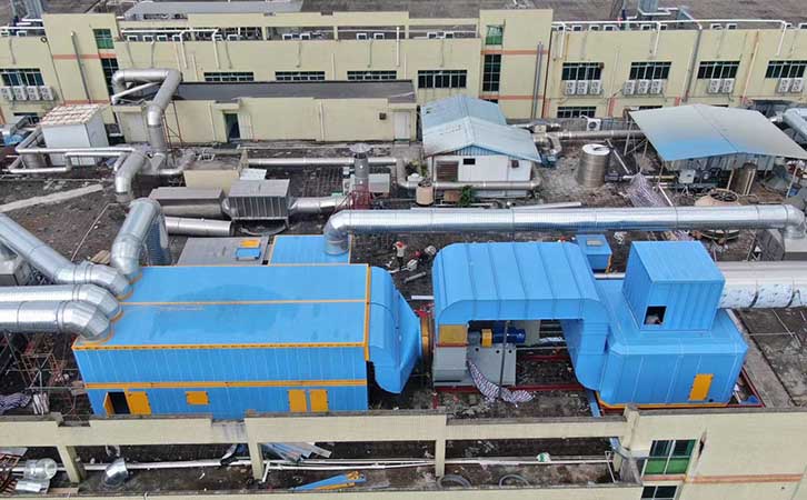 涂裝vocs廢氣治理設備處理工業(yè)有機廢氣工程